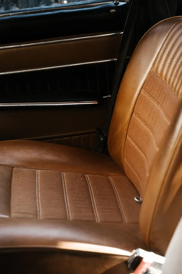Conditioned leather seats and interior trim